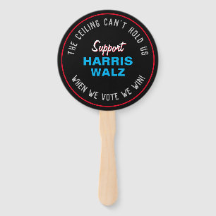 Éventail Le plafond ne peut pas nous tenir HARRIS WALZ 2024