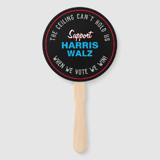 Éventail Le plafond ne peut pas nous tenir HARRIS WALZ 2024