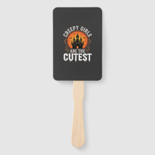 Éventail Les Filles Flippantes Sont Le Design Halloween Got