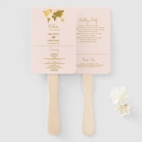 Livret de mariage Rose poudré Or Programme