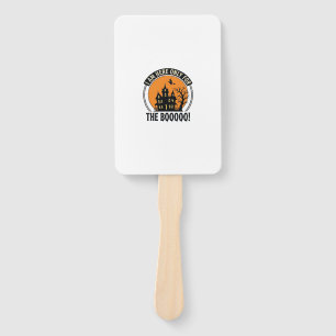 Éventail Maison Hantée Halloween Drôle Boo Vintage_1