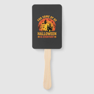 Éventail Maison Hantée Tous Les Jours Sorcière d'Halloween