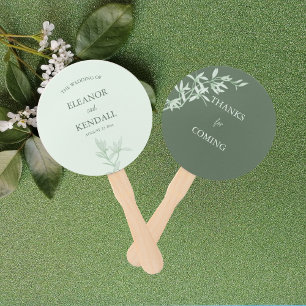 Éventail Mariage de fleurs intemporel