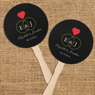 Éventail Mariage Entwin Rings