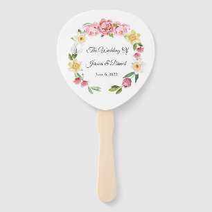 Éventail Mariage floral