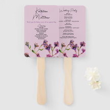 Mariage vintage d'aquarelle florale pourpre