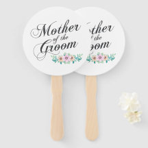 Mère du Mariage Groom | Ventilateur à main