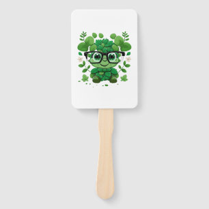 Éventail mignon Jour de la Saint Patrick mignon shamrock da