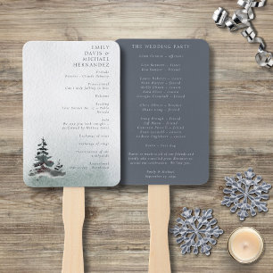 Éventail Minimaliste À feuillage persistant Montagne Vert a