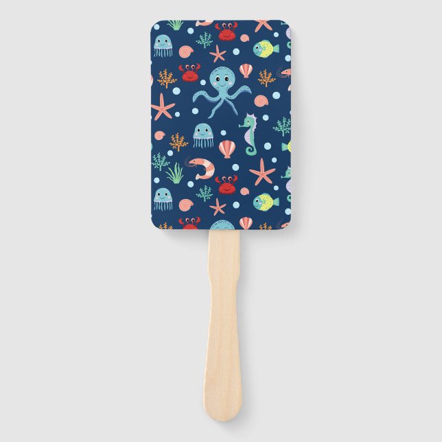 Éventail Monde marin (Devant)