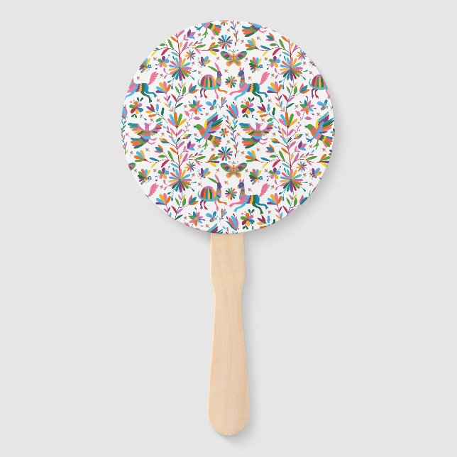 Éventail Motif lumineux à l'ottomi mexicain (Devant)