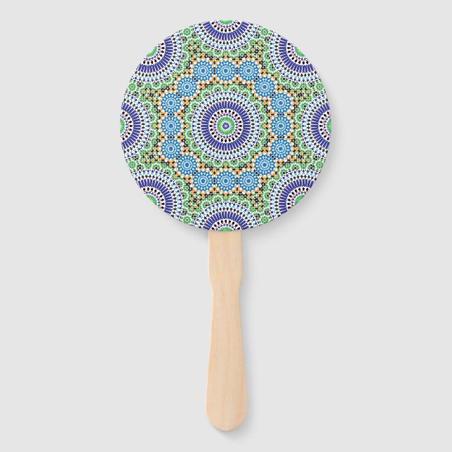 Éventail Motif marocain (mosaïque) (Devant)