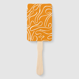 Éventail Motif Vibes Abstrait