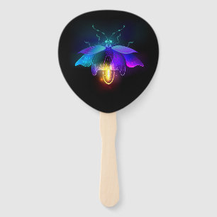 Éventail Neon Firefly sur noir