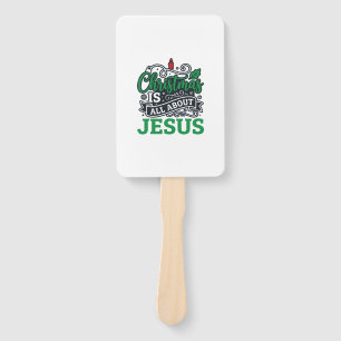 Éventail Noël est tout au sujet de la conception de Jésus