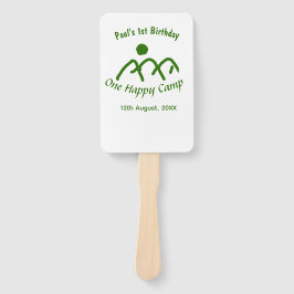 Éventail One happy camp green mountain sun 1st birthday 
