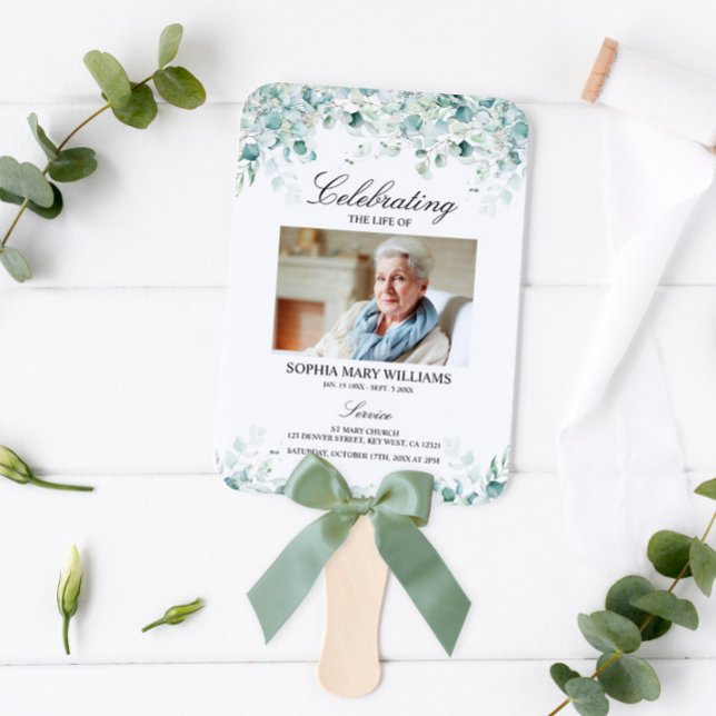 Éventail Ordre de service des eucalyptus | Ensemble Feuille (Créateur téléchargé)