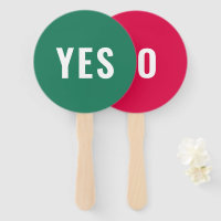 Oui Non Jeu | Vert rouge clair moderne