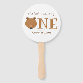 Éventail Ours un animal premier anniversaire