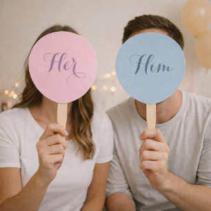 Éventail Pagaies de jeu de mariage pour elle ou lui