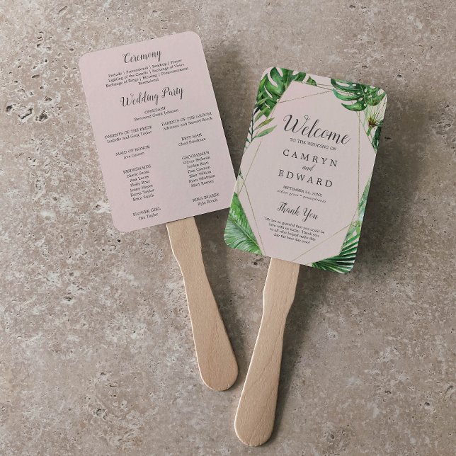 Éventail Palme tropicale sauvage | Ventilateur du programme (Créateur téléchargé)