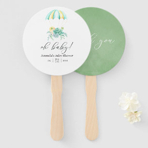Éventail Parachute Bouquet Floral Baby Shower