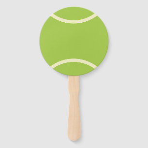 Éventail Parti de balle de tennis vert moderne