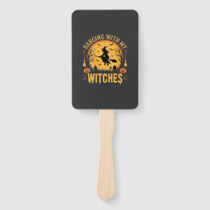 Éventail Passer l'Halloween avec mes sorcières (2)