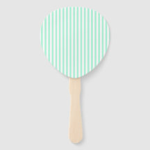 Pastel Mint Green Stripes Été Gratté