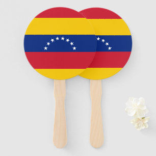 Éventail Patriotique vénézuélien de drapeau du Venezuela