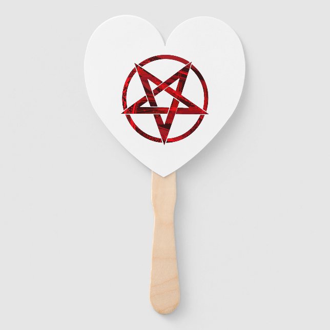 Éventail Pentagram Red Devil (Devant)
