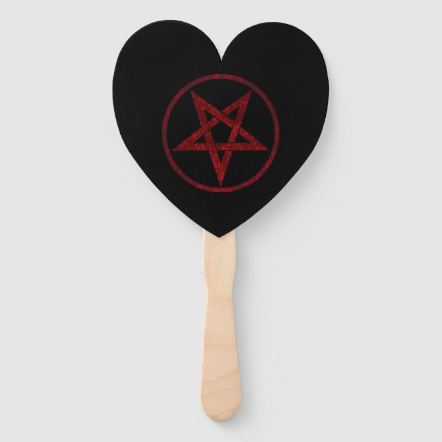 Éventail Pentagram Red Devil (Devant)