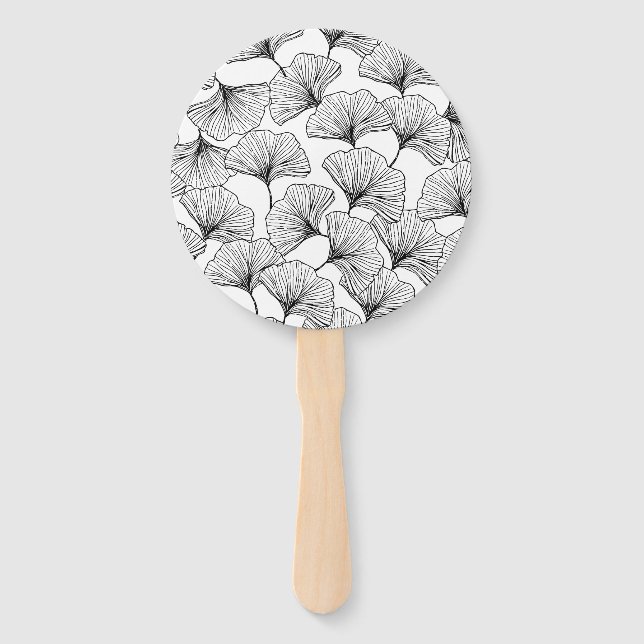 Éventail Pétales roses (Devant)