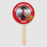Photo de joueur de basket-ball rouge Esprit de lyc