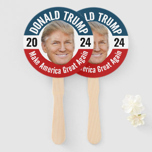 Éventail Photo Donald Trump - Président 2024 - Parade