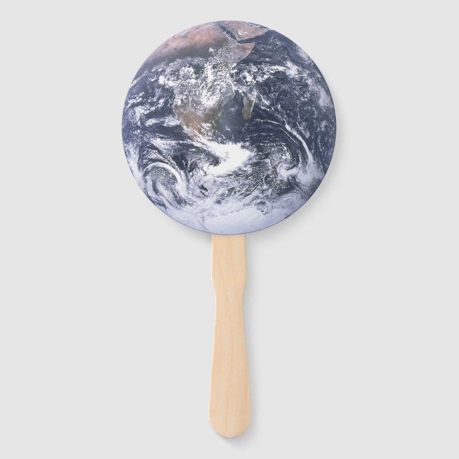 Éventail Planète Terre du Jour des terres spatial (Devant)
