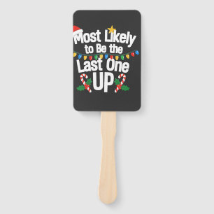 Éventail Plus susceptible d'être le dernier debout Noël drô