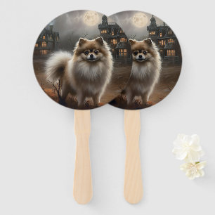 Éventail Pomeranian Halloween Épouvantable