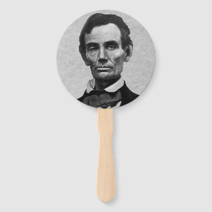 Éventail Portrait du Président Abraham "Abe" Lincoln
