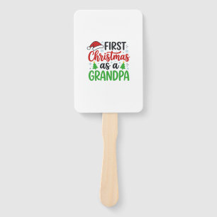 Éventail Premier Noël Grand-père Chapeau de Père Noël