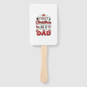 Éventail Premier Noël Papa Fête