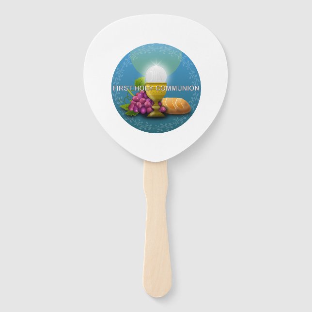 Éventail Première Communion Sainte - 1 (Devant)