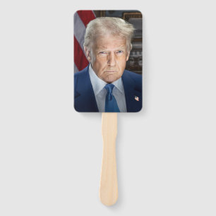 Éventail Président américain Donald Trump Photo 2025