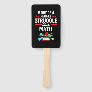 Éventail Professeur De Mathématiques 5 Sur 4 Personnes