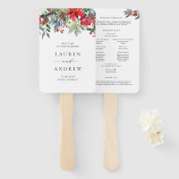 Programme de mariage à guirlande de fleurs de l'hi