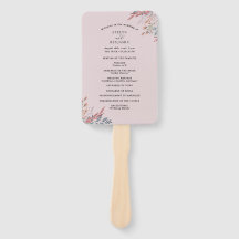 Programme de mariage botanique Dusty Fleur sauvage