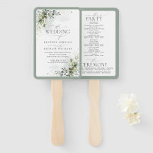 Programme de mariage floral de verdure botanique