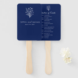 Éventail Programme d'élégance fleur sauvage