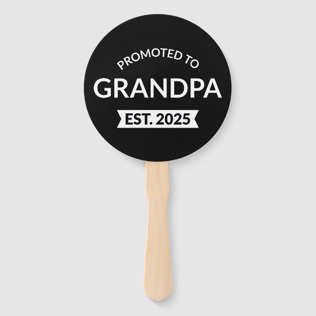 Éventail Promu À Grand-Père Est. 2025 II (Devant)