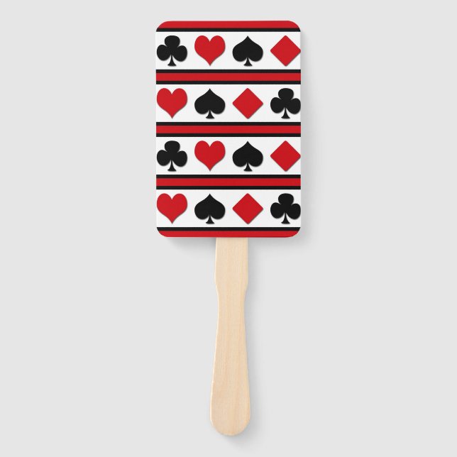 Éventail Quatre combinaisons de cartes (Devant)